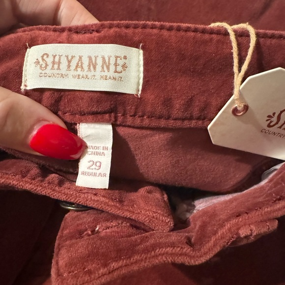 Shyanne high waisted velvet Burgundy Flare Pants - Picture 3 of 6